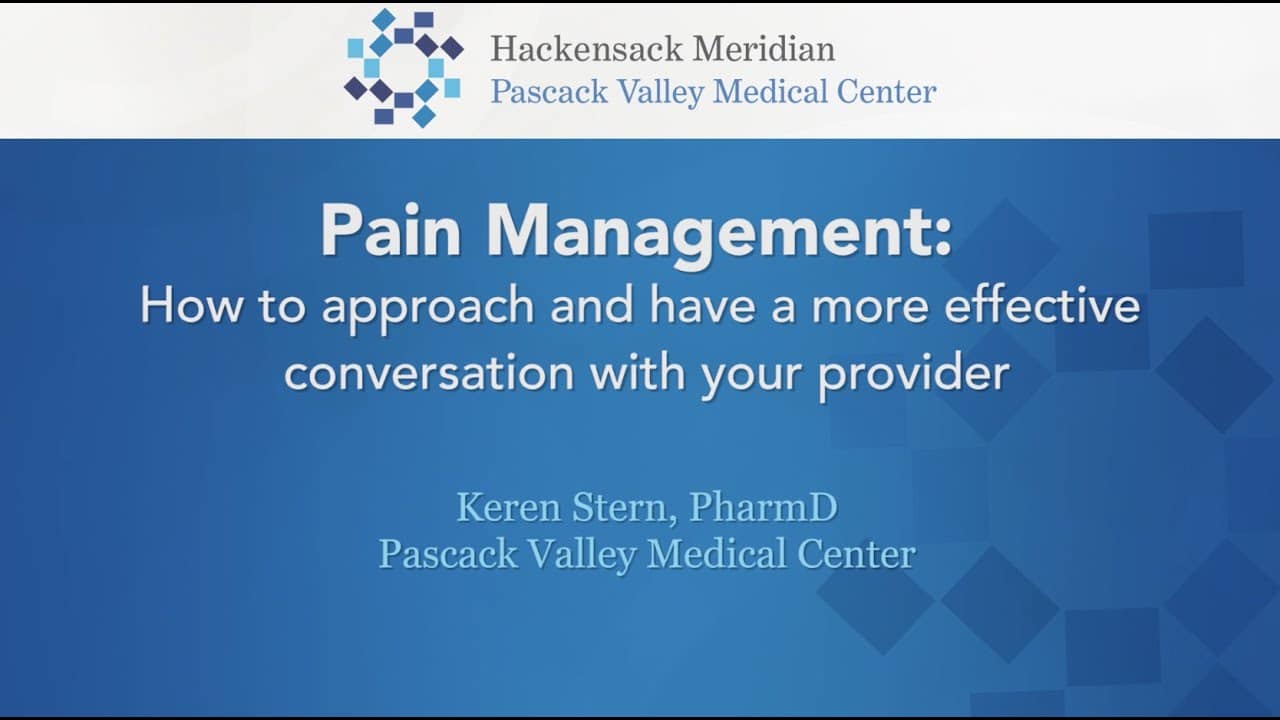 Pain management text